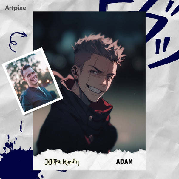 Retrato manga personalizado | Jujutsu Kaisen